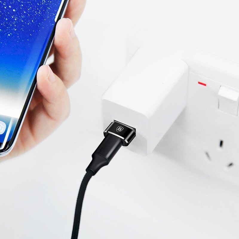 Väike adapteripistik Baseus, USB-C USB-pistmele, must цена и информация | USB jagajad, adapterid | kaup24.ee