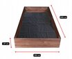 Mini puidust kasvuhoone SunWood, 240x120cm цена и информация | Kasvuhooned | kaup24.ee