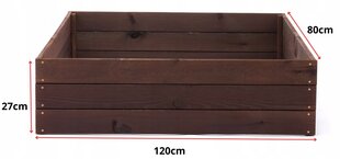 Mini puidust kasvuhoone SunWood, 120x80x27cm hind ja info | Kasvuhooned | kaup24.ee