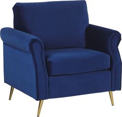 Кресло Beliani Vietas, синее / золотистое цена и информация | Кресла в гостиную | kaup24.ee