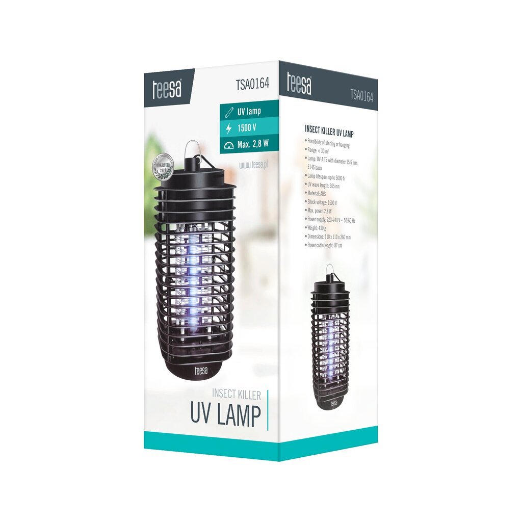 UV-insektitsiidne lamp, 2,8 w цена и информация | Sääsetõrjevahendid | kaup24.ee