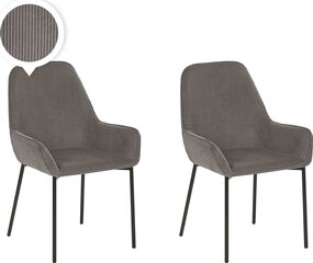 2 tooli komplekt Beliani Loverna, sinine/must hind ja info | Söögitoolid, baaritoolid | kaup24.ee
