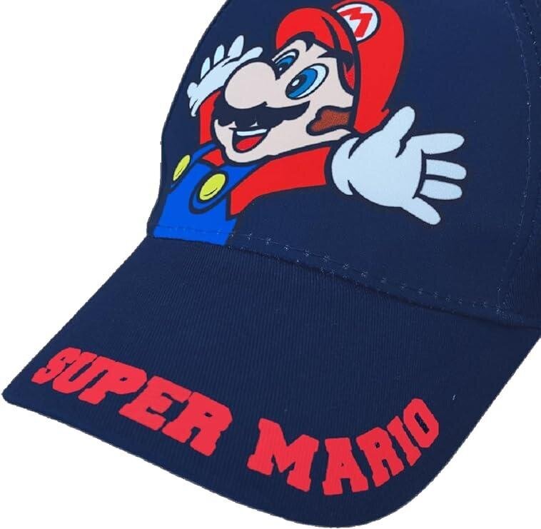 Super Mario nokamüts lastele, tumesinine hind ja info | Poiste mütsid, sallid, kindad | kaup24.ee