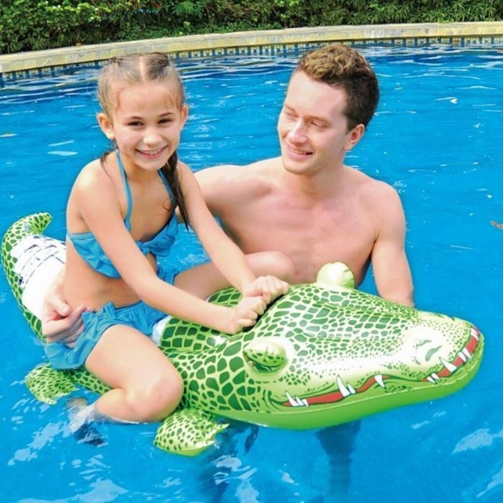Täispuhutav krokodill 142x86cm цена и информация | Täispuhutavad veemänguasjad ja ujumistarbed | kaup24.ee