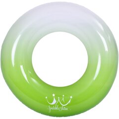 Täispuhutav ujumisratas 90 cm, roheline/valge hind ja info | Täispuhutavad veemänguasjad ja ujumistarbed | kaup24.ee