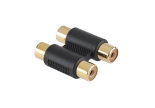 Liitmik rca-rca/x2/gold hind ja info | Kaablid ja juhtmed | kaup24.ee