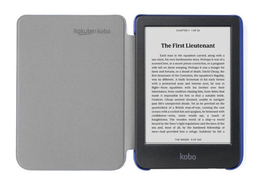 Kobo Clara Colour/BW Basic SleepCover Case Cobalt Blue (N365-AC-BL-O-PU) hind ja info | Tahvelarvuti kaaned ja kotid | kaup24.ee