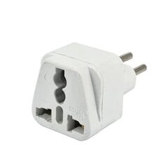 Адаптер для зарядки USA/UK/CN-EUR белый цена и информация | Адаптеры и USB-hub | kaup24.ee