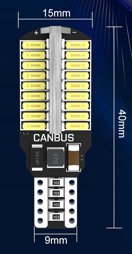 Led-lamp Xstorm W16W T15 hind ja info | Autopirnid | kaup24.ee