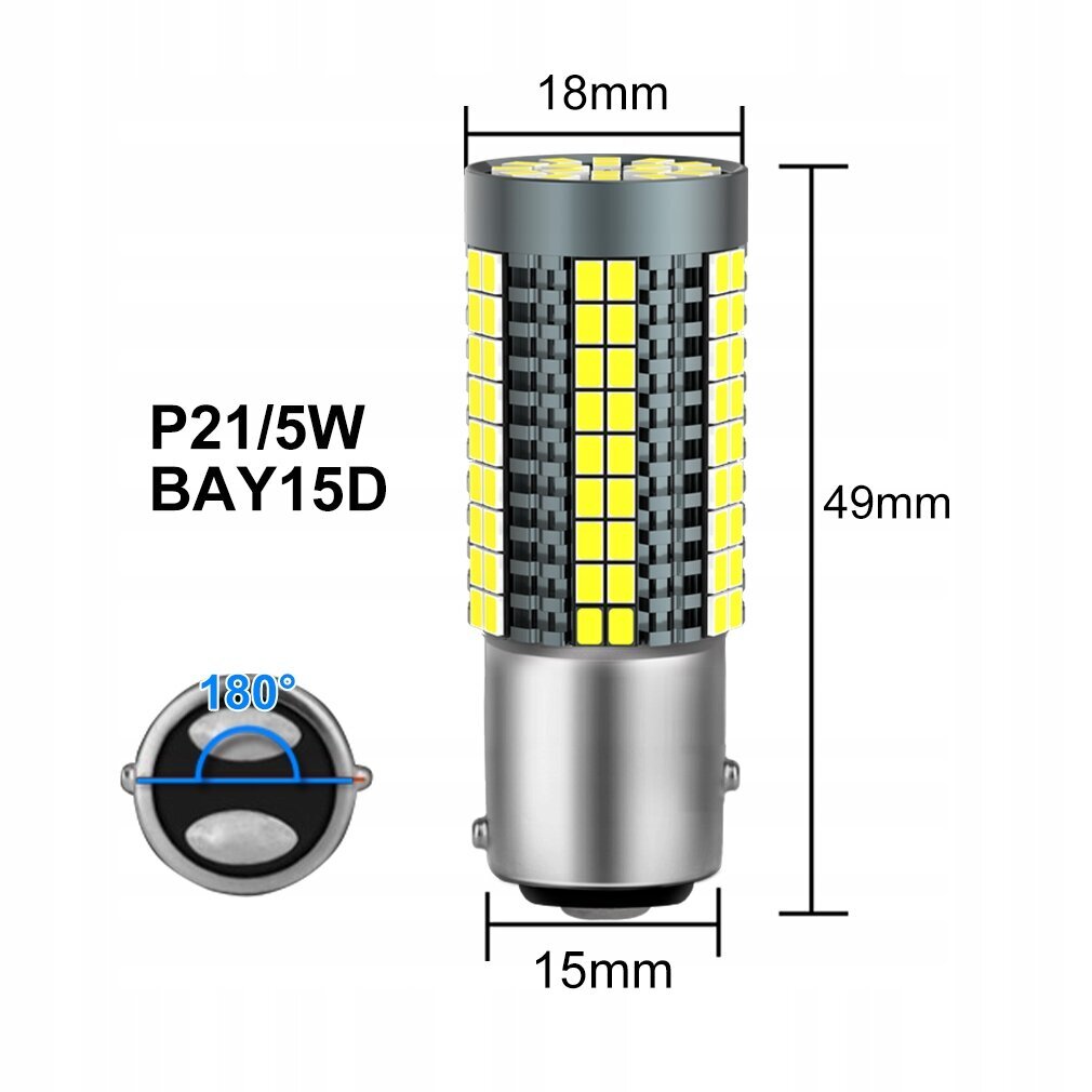 Pirn Xstorm P21/5W Led Dual-Fibre hind ja info | Autopirnid | kaup24.ee