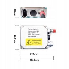 Inverter Xenon D2S D2R Hid 5Dv00776071 цена и информация | Автомобильные электропринадлежности 12V | kaup24.ee