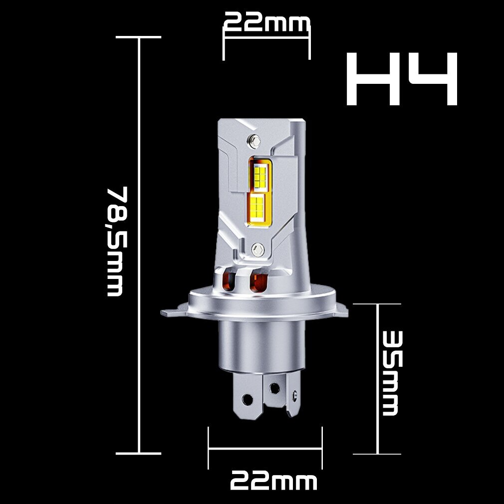 Led H4 Retrofity 1 in 1 5500K Super White lambid цена и информация | Autopirnid | kaup24.ee