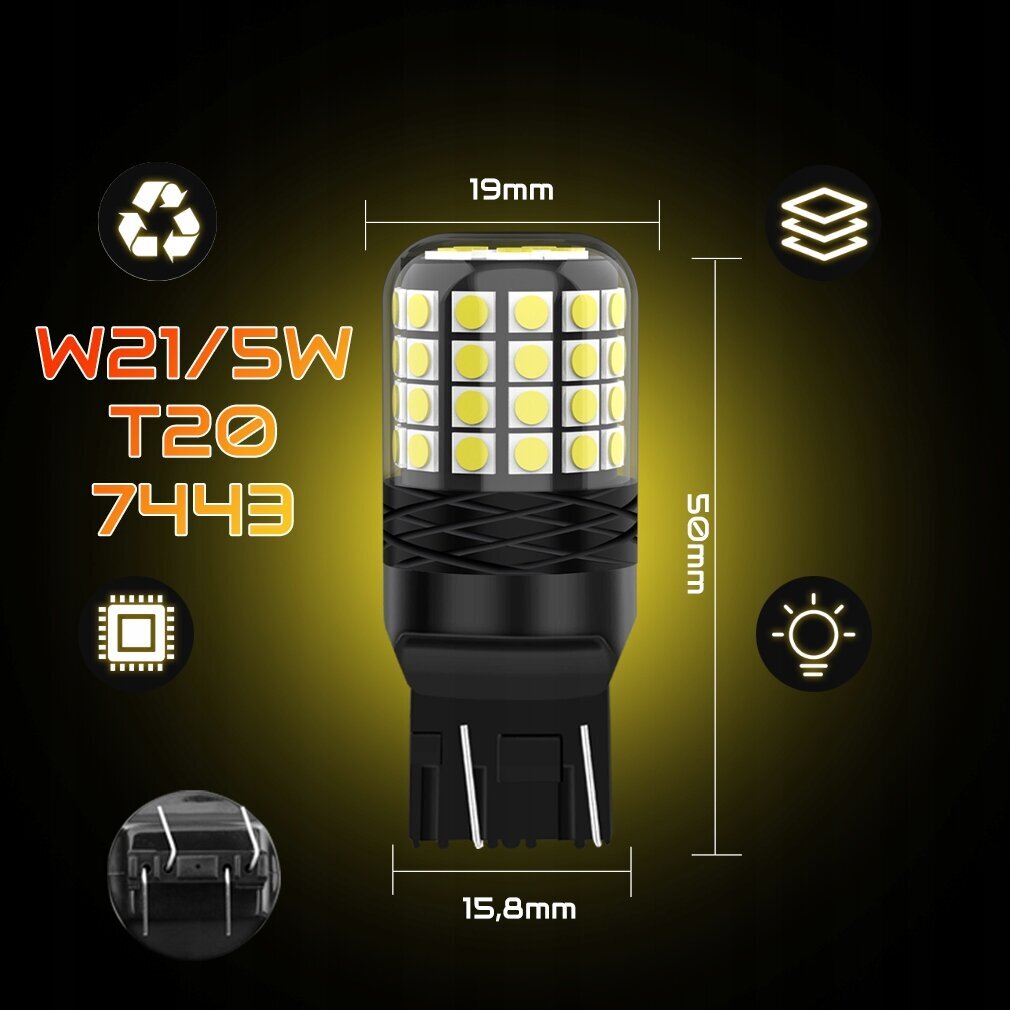 Pirn Xstorm W21/5W T20 Led 6000K hind ja info | Autopirnid | kaup24.ee