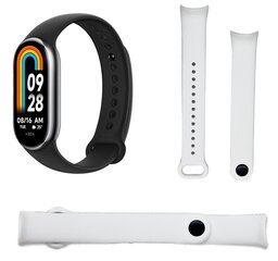 Käevõru Xiaomi Mi Band 8 valge iStrap hind ja info | Nutikellade ja nutivõrude tarvikud | kaup24.ee