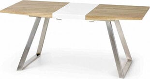 Обеденный стол Halmar, коричневый/белый цена и информация | Журнальные столики | kaup24.ee
