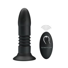 Pretty Love vibreeriv anaalpistik, must hind ja info | Vibraatorid | kaup24.ee