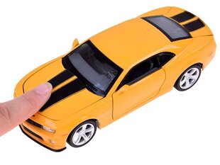 Chevrolet Camaro SS 1:32 Die-Cast, желтый цена и информация | Игрушки для мальчиков | kaup24.ee