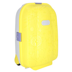 Детский чемодан на колесиках, желтый цена и информация | Чемоданы, дорожные сумки | kaup24.ee