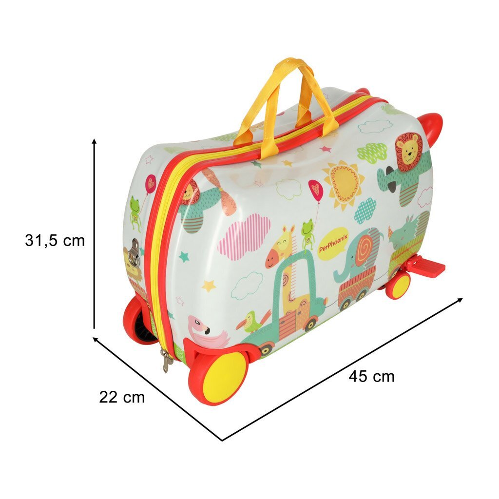 Laste kohver ratastel, Zoo hind ja info | Kohvrid, reisikotid | kaup24.ee