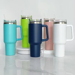 Freshy Cup Traveller Tumbler Pastel mint 1,2 л Чашка для воды, кувшин для воды, термос цена и информация | Термосы, термокружки | kaup24.ee