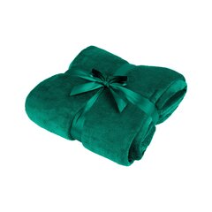 шерстяное одеяло 200х220 см teesa, зеленый цена и информация | Покрывала, пледы | kaup24.ee