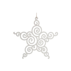 Рождественское украшение Звезда CA0786, 10 см цена и информация | Декорации | kaup24.ee