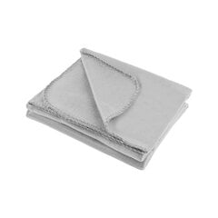 шерстяное одеяло 130x150 см teesa - серый цена и информация | Покрывала, пледы | kaup24.ee