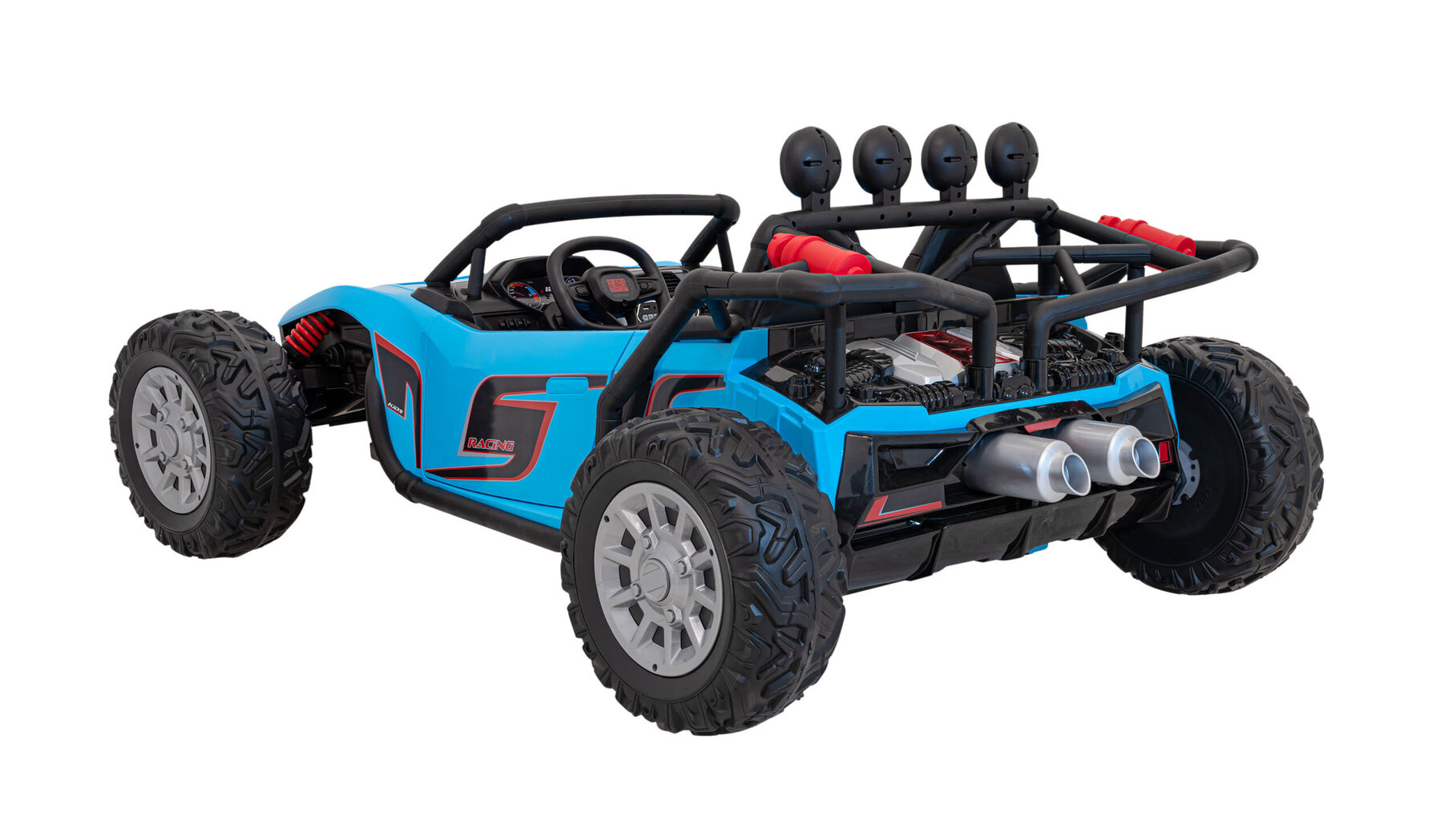 Kahekohaline Buggy Racing 5, 24V, sinine цена и информация | Laste elektriautod | kaup24.ee