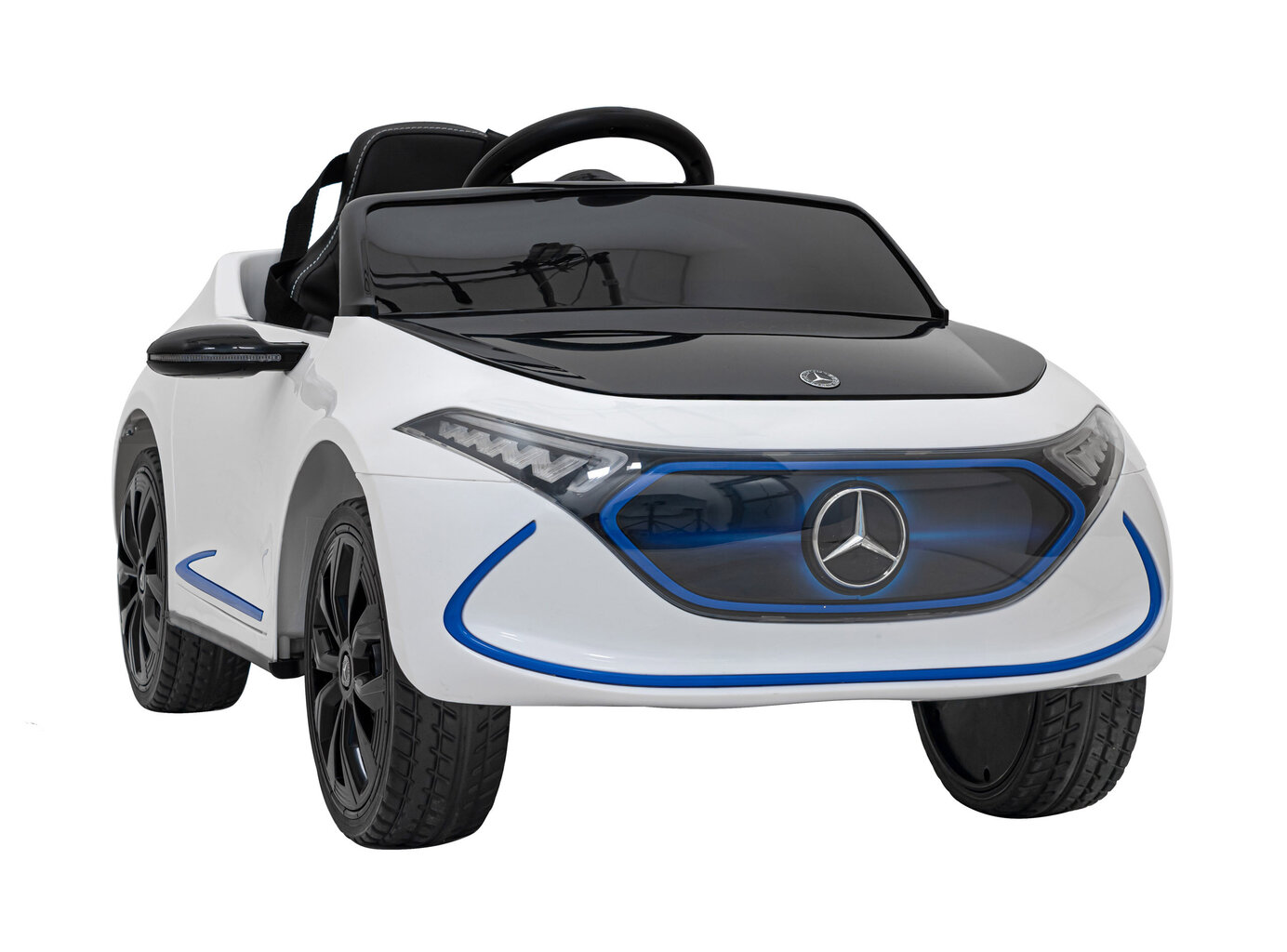 Elektriauto lastele Mercedes Benz AMG EQA, valge цена и информация | Laste elektriautod | kaup24.ee