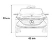 Elektriauto lastele Mercedes Benz AMG EQA, valge цена и информация | Laste elektriautod | kaup24.ee