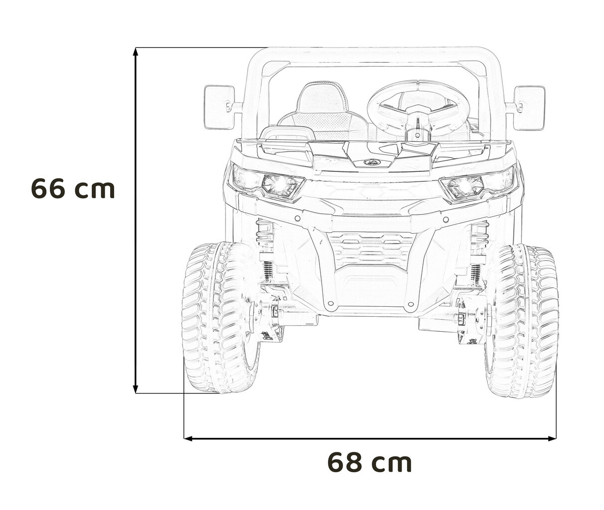 Kahekohaline 4x4 Speed 900, valge цена и информация | Laste elektriautod | kaup24.ee