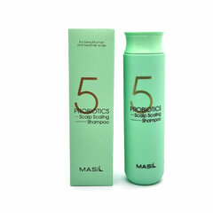 Глубокоочищающий шампунь с пробиотиками Masil 5 Probiotics Scalp Scaling Shampoo — 300 мл цена и информация | Шампуни | kaup24.ee