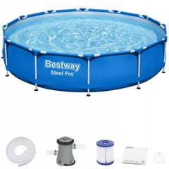 Bestway 366x76 8in1 raambassein hind ja info | Basseinid | kaup24.ee