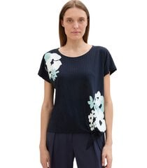 Женская футболка Tom Tailor 4067672820066 1042951*10668, тёмно-синяя цена и информация | Женские футболки | kaup24.ee