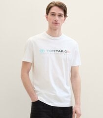 Мужская футболка Tom Tailor 1041855*20000 4067672497886, белая цена и информация | Мужские футболки | kaup24.ee