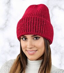 Женская шапка Kamea GINNY*05 5903246781625, красная цена и информация | Женские шапки | kaup24.ee