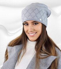 Kamea женская шапка RUTA*01, светло-серый 5903246777383 цена и информация | Женские шапки | kaup24.ee