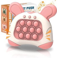 Игра-головоломка Quick Push Bubble Pop для детей и взрослых, розовая цена и информация | Настольные игры, головоломки | kaup24.ee