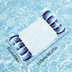 Универсальный надувной водный гамак,Electronics LV-1083, голубой, 1 шт. цена и информация | Надувные и пляжные товары | kaup24.ee