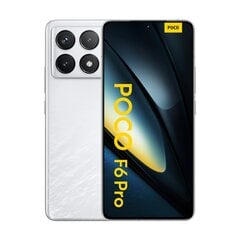 POCO F6 Pro 5G 12/512GB White цена и информация | Мобильные телефоны | kaup24.ee