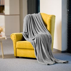 шерстяное одеяло 200x220 см teesa - серый цена и информация | Покрывала, пледы | kaup24.ee