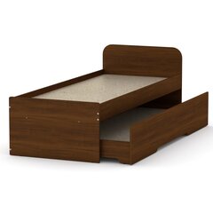 Кровать 80+70, коричневая цена и информация | Кровати | kaup24.ee