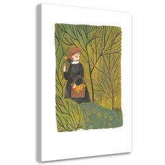 Maali lõuendile, Tüdruk metsas – Emartworks цена и информация | Картины, живопись | kaup24.ee