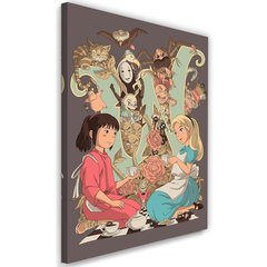Picture On Canvas, Alice ja Chihiro peavad teeõhtu Anime - Saqman цена и информация | Картины, живопись | kaup24.ee