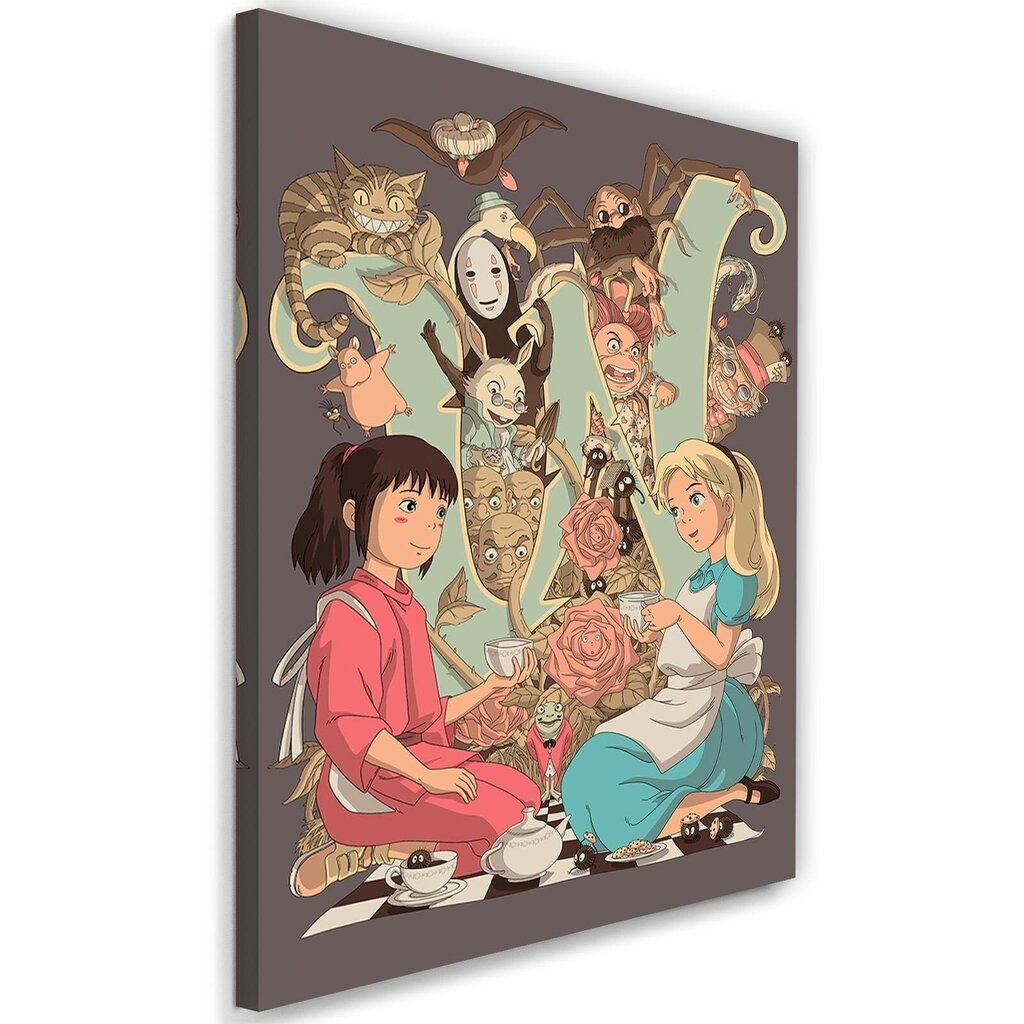 Picture On Canvas, Alice ja Chihiro peavad teeõhtu Anime - Saqman цена и информация | Seinapildid | kaup24.ee