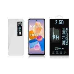 OBAL:ME 2.5D Glass Screen Protector for Infinix Hot 40i Clear цена и информация | Защитные пленки для телефонов | kaup24.ee