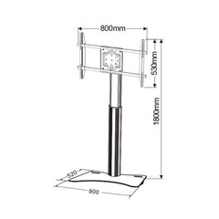 Techly 32-70” hind ja info | Teleri seinakinnitused ja hoidjad | kaup24.ee