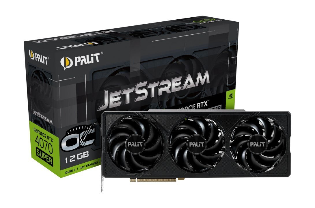 Palit GeForce RTX 4070 Super JetStream OC (NED407ST19K9-1043J) цена и информация | Videokaardid (GPU) | kaup24.ee