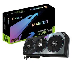 Gigabyte Aorus GeForce RTX 4080 Super Master (GV-N408SAORUS M-16GD) цена и информация | Видеокарты | kaup24.ee