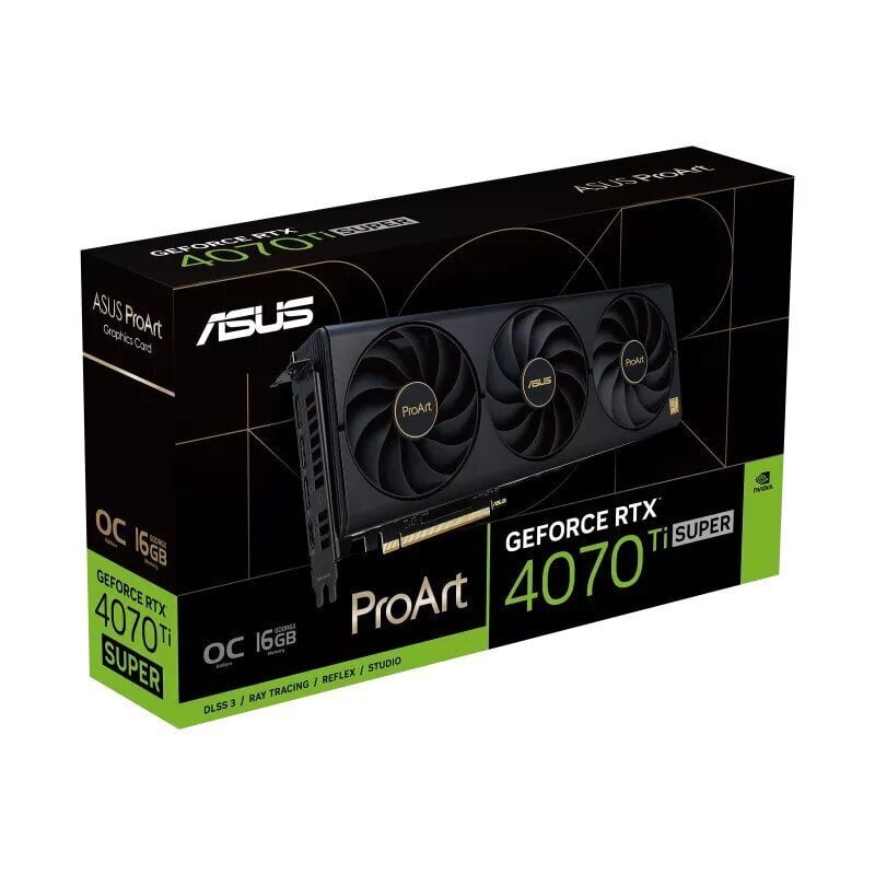 Asus ProArt GeForce RTX 4070 Ti Super OC Edition (90YV0KJ0-M0NA00) hind ja info | Videokaardid (GPU) | kaup24.ee